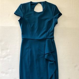 RACHEL Rachel Roy work dress with ruffle detail. Item worn once.